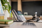 HP Poly Edge E550 IP Phone and PoE-enabled with Power Supply
