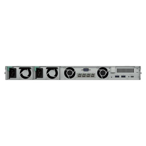 Synology RackStation RS826RP+ NAS/storage server Rack (1U) AMD Ryzen V1500B 4 GB DDR4 0 TB DiskStation Manager Black, Gray