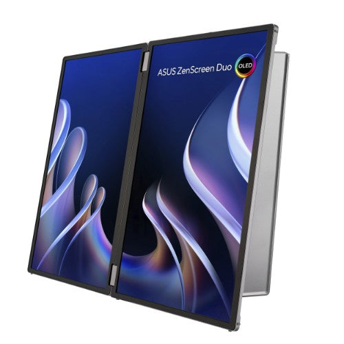 ASUS ZenScreen Duo OLED MQ149CD computer monitor 14" 1920 x 1200 pixels WUXGA Silver