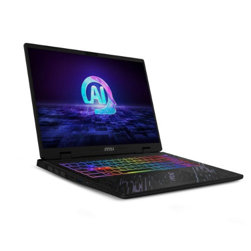 MSI Pulse 16 AI C1VGKG-065US Intel Core Ultra 9 185H Laptop 16" Quad HD+ 64 GB DDR5-SDRAM 1 TB SSD NVIDIA GeForce RTX 4070 Wi-Fi 6E (802.11ax) Windows 11 Pro Black