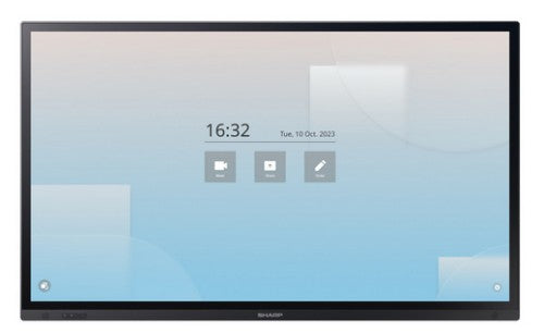 Sharp PN-LA862 Interactive flat panel 86" LCD 500 cd/m² 4K Ultra HD Black Touchscreen 24/7