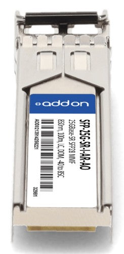 AddOn Networks SFP-25G-SR-I-AR-AO network transceiver module Fiber optic 25000 Mbit/s SFP28 850 nm