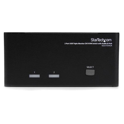 StarTech.com SV231TDVIUA KVM switch Black