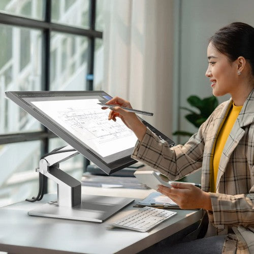 ALOGIC Clarity Fold Touch computer monitor 27" 3840 x 2160 pixels 4K Ultra HD Touchscreen Black, Silver