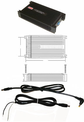 Lind Electronics PA1580-3207 power adapter/inverter Indoor Black