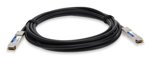 AddOn Networks ADD-QHPCQPA-PDAC5M InfiniBand/fibre optic cable 196.9" (5 m) QSFP+ DAC Black, Stainless steel
