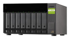 QNAP TL-D800C-US storage drive enclosure HDD/SSD enclosure Black, Gray 2.5/3.5"