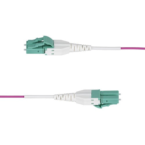 StarTech.com OM4RLCLC3M InfiniBand/fibre optic cable 118.1" (3 m) LC OFNR Violet