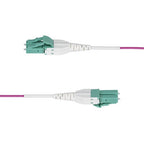 StarTech.com OM4RLCLC3M InfiniBand/fibre optic cable 118.1" (3 m) LC OFNR Violet