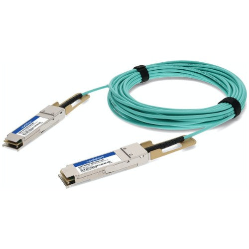 AddOn Networks QSFP-OTU4-AOC7M-AO InfiniBand/fibre optic cable 275.6" (7 m) QSFP28 Turquoise