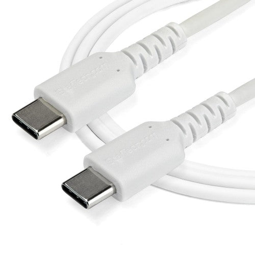 StarTech.com RUSB2CC2MW USB cable USB 2.0 78.7" (2 m) USB C 0.48 Gbit/s 60 W White