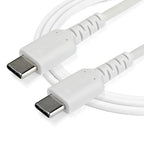 StarTech.com RUSB2CC2MW USB cable USB 2.0 78.7" (2 m) USB C 0.48 Gbit/s 60 W White