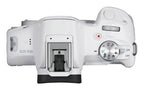 Canon EOS R50 Mirrorless Camera with 18-45mm Lens MILC 24.2 MP CMOS 6000 x 4000 pixels White