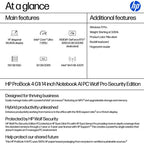 HP ProBook 4 G1i 14 inch Notebook AI PC Wolf Pro Security Edition Intel Core Ultra 7 14" WUXGA 32 GB DDR5-SDRAM Silver