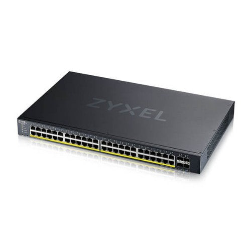 Zyxel XGS1935-52HP network switch Managed L2/L3 Gigabit Ethernet (10/100/1000) Power over Ethernet (PoE) Black
