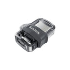 SanDisk 64GB Ultra Dual m3.0 USB flash drive USB Type-A / Micro-USB 3.2 Gen 1 (3.1 Gen 1) Gray, Stainless steel