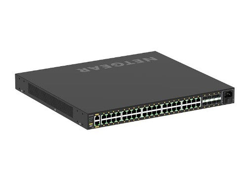 NETGEAR GSM4248PX Managed L2/L3/L4 Gigabit Ethernet (10/100/1000) Power over Ethernet (PoE) 1U Black