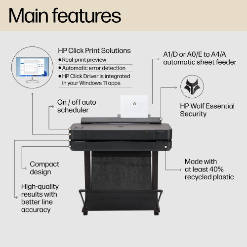 HP Designjet T650 36-in Printer