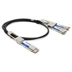 AddOn Networks DAC-Q56DD-2Q28-1M-AO InfiniBand/fibre optic cable 39.4" (1 m) 2xQSFP28 QSFP-DD Black, Silver