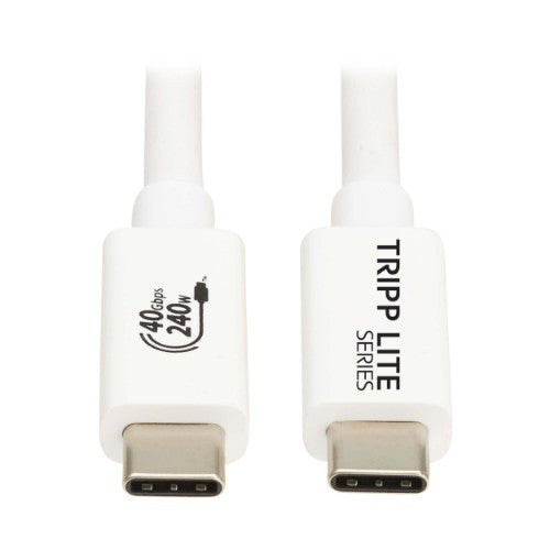 Tripp Lite U521-1P0M-WH USB cable USB4 Gen 2x2 39.4" (1 m) USB C White