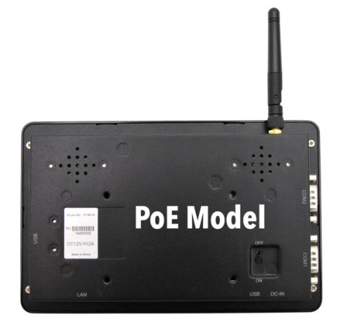 Mimo Monitors MCT-70HPQ-POE signage display 7" LCD Wi-Fi 250 cd/m² Full HD Black Touchscreen Built-in processor Android 8.1