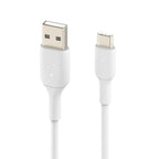 Belkin CAB001BT2MWH USB cable 78.7" (2 m) USB A USB C White