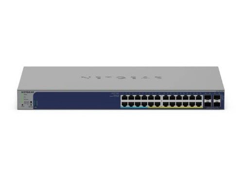 NETGEAR GS728TXUP Managed Gigabit Ethernet (10/100/1000) Power over Ethernet (PoE) 1U Gray