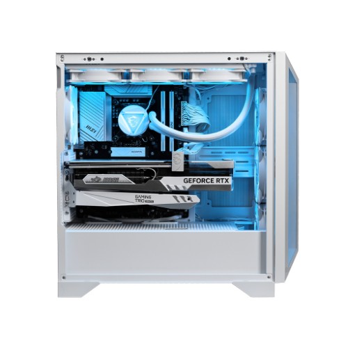 MSI Aegis RS2 AI A2NVR7-1498US Intel Core Ultra 7 265K 32 GB DDR5-SDRAM 2 TB SSD NVIDIA GeForce RTX 5070 Ti Windows 11 Home Desktop PC White