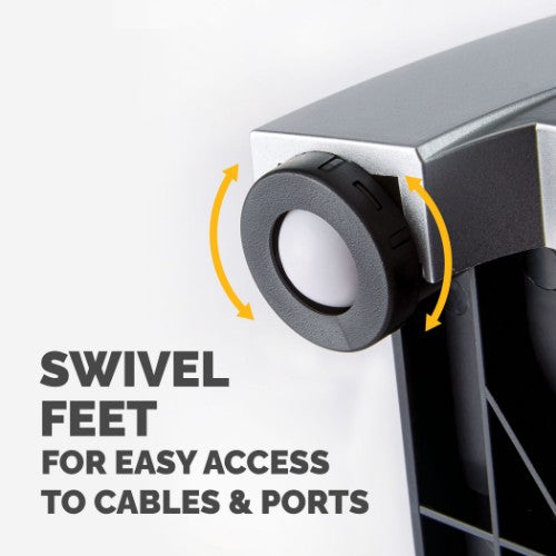 Fellowes 8036701 laptop stand Black, Silver 17"