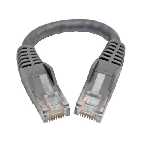 Tripp Lite N201-06N-GY networking cable Gray 5.91" (0.15 m) Cat6 U/UTP (UTP)