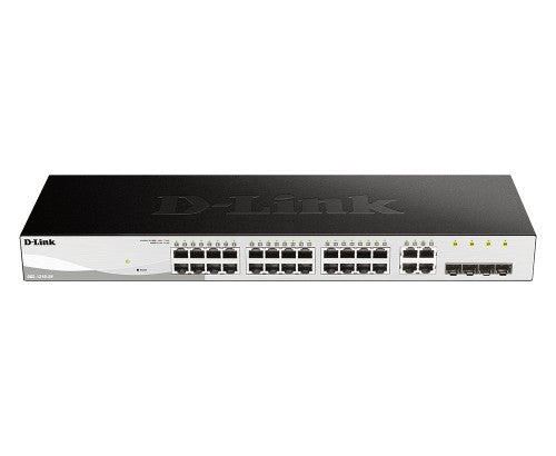D-Link DGS-1210-28 network switch Managed L2 Gigabit Ethernet (10/100/1000) 1U Black - Buy IT Solutions