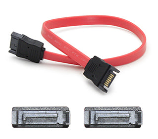 AddOn Networks SATAMM24IN SATA cable 23.6" (0.6 m) SATA 7-pin Red