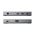 ALOGIC TB4H3TB interface hub Thunderbolt 4 40000 Mbit/s Black, Gray