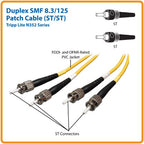 Tripp Lite N352-01M InfiniBand/fibre optic cable 39.4" (1 m) 2x ST OFNR Black, Yellow