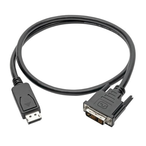 Tripp Lite P581-003 video cable adapter 35.4" (0.9 m) DisplayPort DVI-D Black