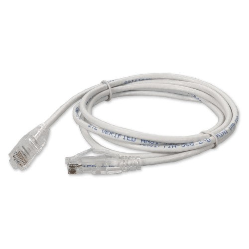 AddOn Networks ADD-15FSLCAT6A-WE networking cable Gray 179.9" (4.57 m) Cat6a S/UTP (STP) Round