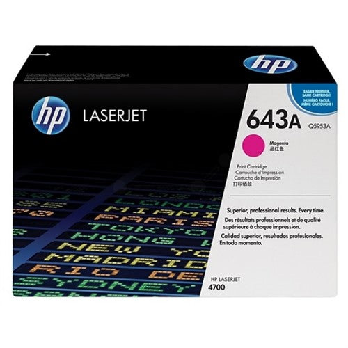 Q5953A (643A) Toner magenta, 10K pages @ 5% coverage