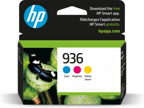HP 936 CMY Original Ink Cartridge 3-Pack