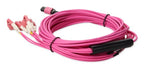 AddOn Networks ADD-MPO-4LC3M5OM4LZ-MA InfiniBand/fibre optic cable 118.1" (3 m) 4x LC OFNG Magenta