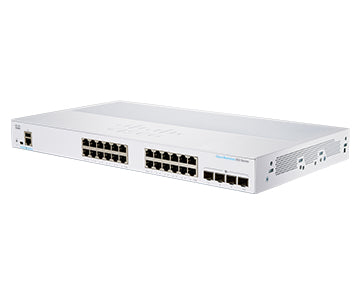 Cisco CBS350-24T-4X Managed L2/L3 Gigabit Ethernet (10/100/1000) Silver