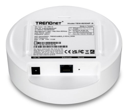 Trendnet TEW-823DAP wireless access point 1267 Mbit/s White Power over Ethernet (PoE)