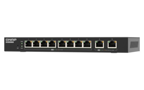 QNAP QSW-L2110-10T-US network switch Managed Desktop Black