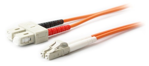 AddOn Networks 5m MMF LC/SC InfiniBand/fibre optic cable 196.9" (5 m) Orange