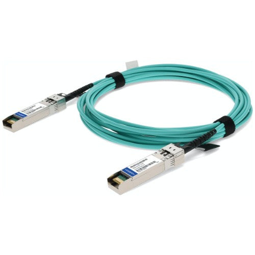 AddOn Networks PAN-SFP-PLUS-AOC10M-AO InfiniBand/fibre optic cable 393.7" (10 m) SFP+ Aqua color