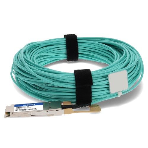 AddOn Networks MFA1A00-E040-AO InfiniBand/fibre optic cable 1574.8" (40 m) QSFP28 AOC Aqua color