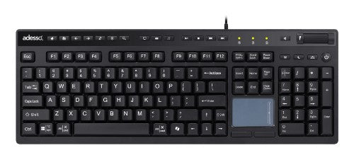 Adesso AKB-445UB keyboard Universal USB QWERTY US English Black