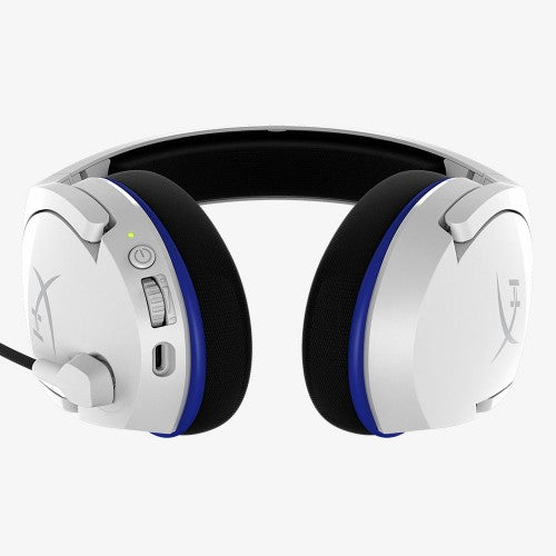 HyperX Cloud Stinger Core - Wireless Gaming Headset (White-Blue) - PS5-PS4