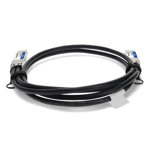 AddOn Networks CAB-D-D-400G-0-5M-AO InfiniBand/fibre optic cable 19.7" (0.5 m) QSFP-DD Black