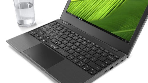 Lenovo 100e Windows 2nd Gen Intel® Celeron® N N4120 Laptop 11.6" HD 4 GB LPDDR4-SDRAM 128 GB SSD Wi-Fi 5 (802.11ac) Windows 11 Pro English Black