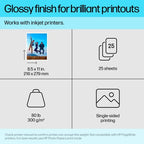HP Premium Plus Photo Paper Glossy 80 lb 8.5 x 11 in. (216 x 279 mm) 25 sheets